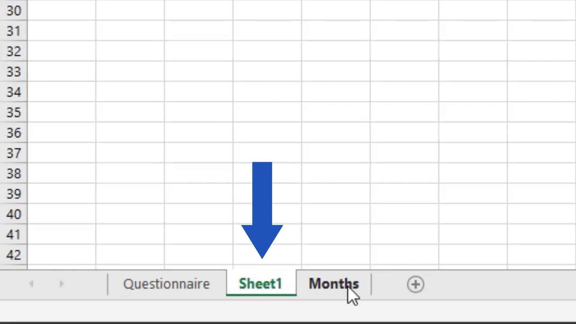 How to Insert Sheet in Excel