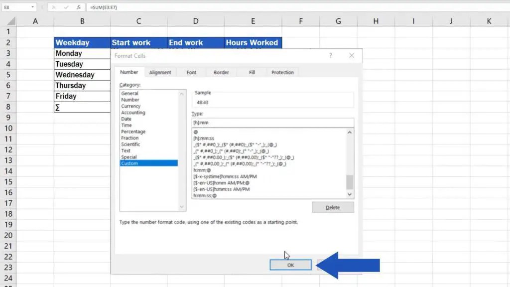 How to Sum Time in Excel