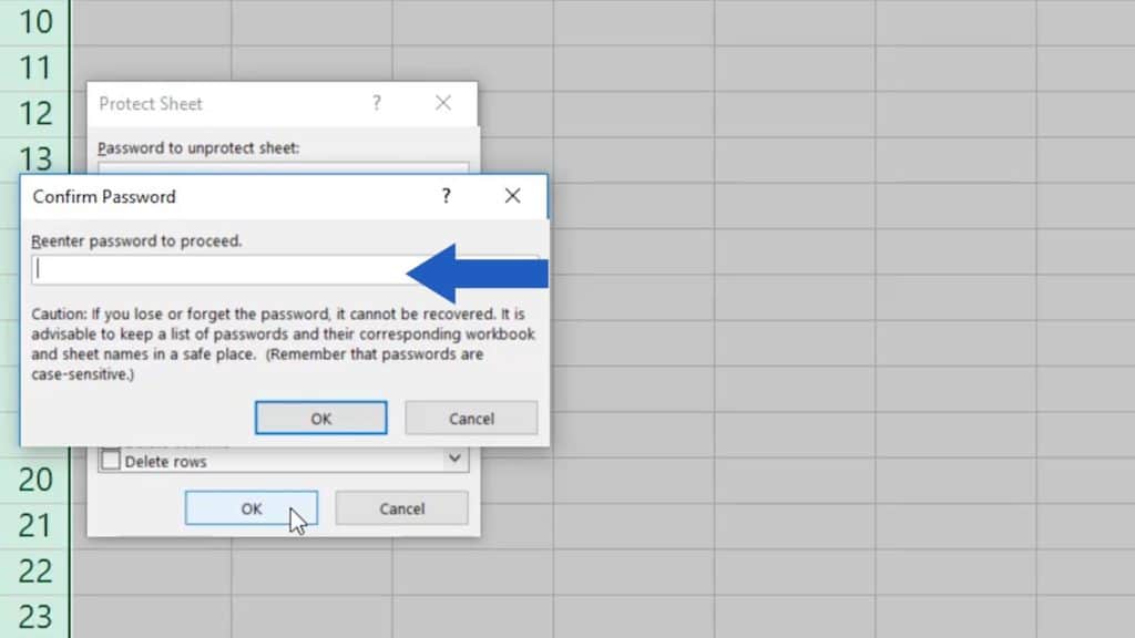 How to Protect Excel Sheet with Password