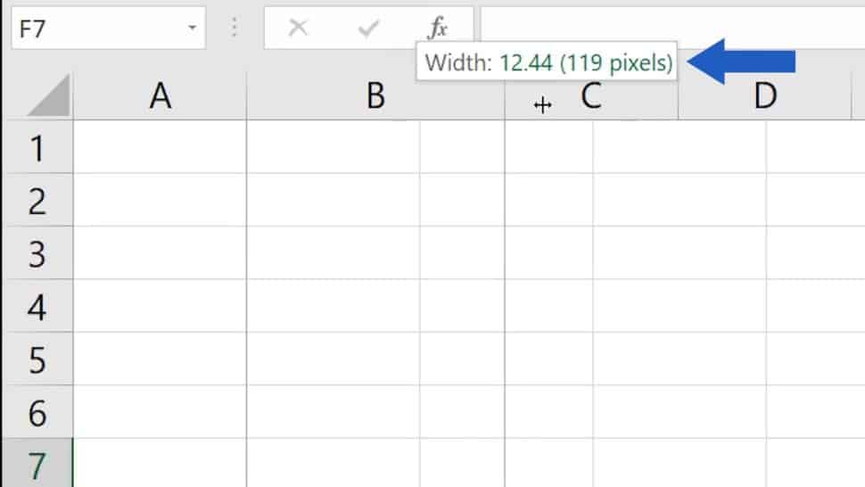 How to Change the Width of a Column in Excel