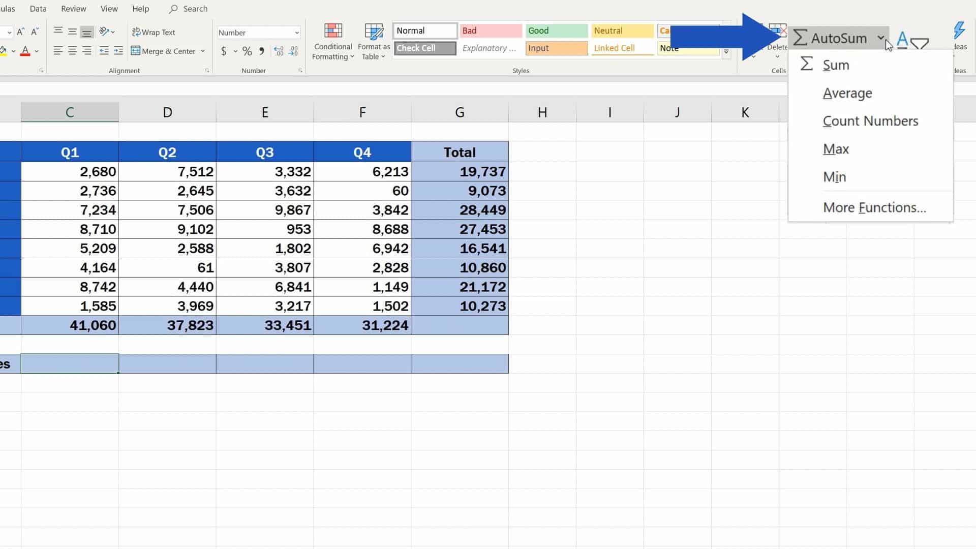 How to Find the Largest Number in Excel