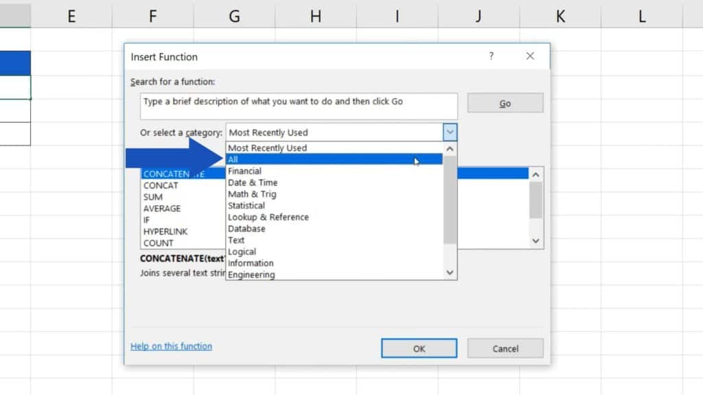 How to Combine First and Last Name in Excel