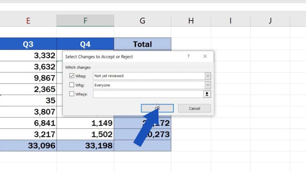 How to Track Changes in Excel