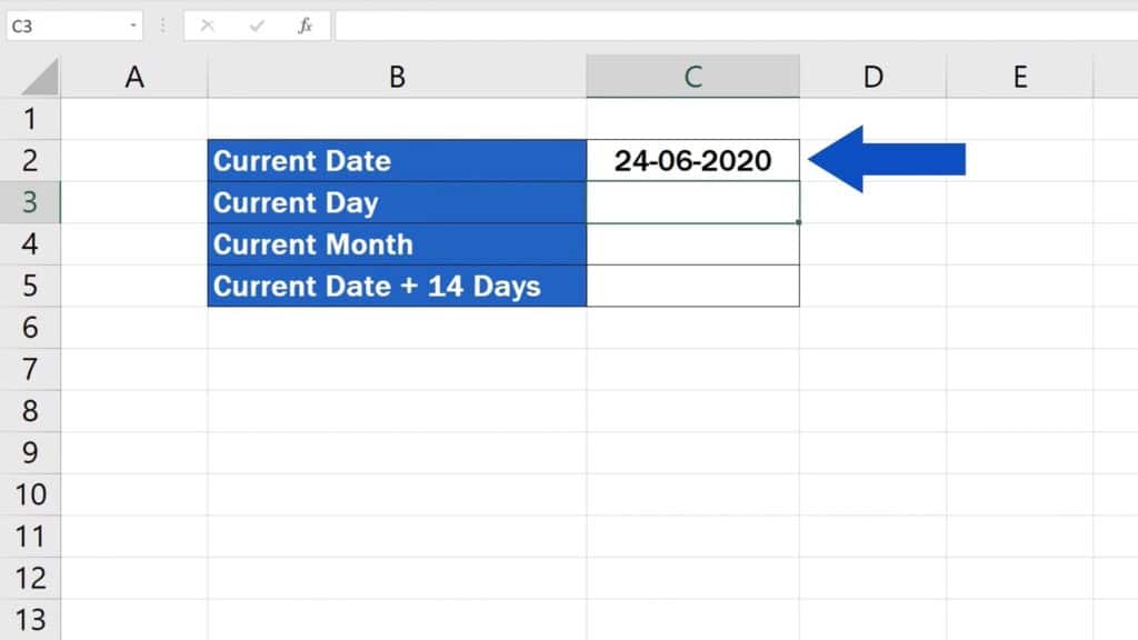 Get How To Use Today Date Formula In Excel Gif Formulas