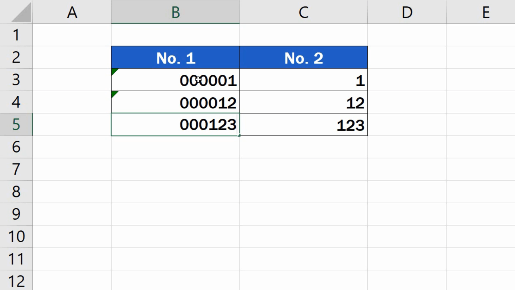 How to Add Leading Zeros in Excel (Two Most Common Ways)