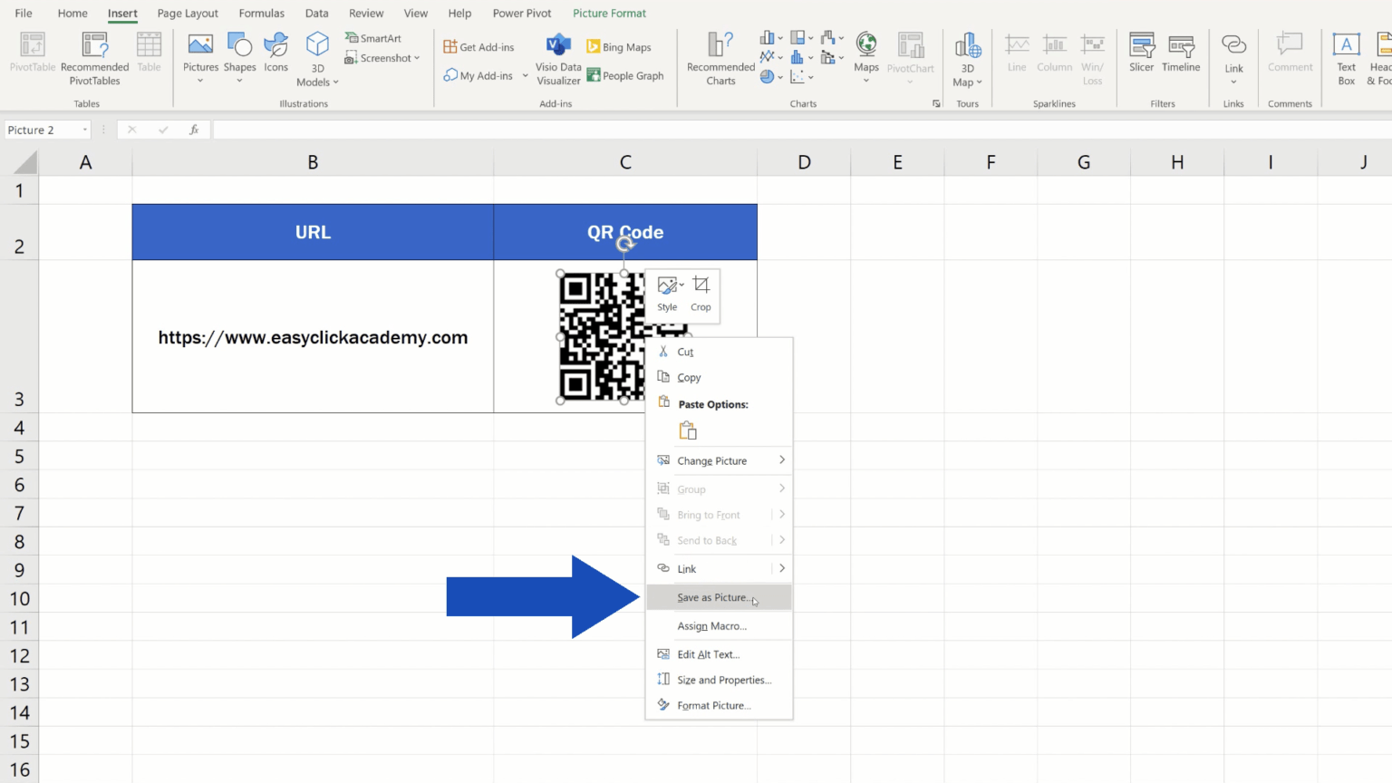 How to Create a QR Code in Excel