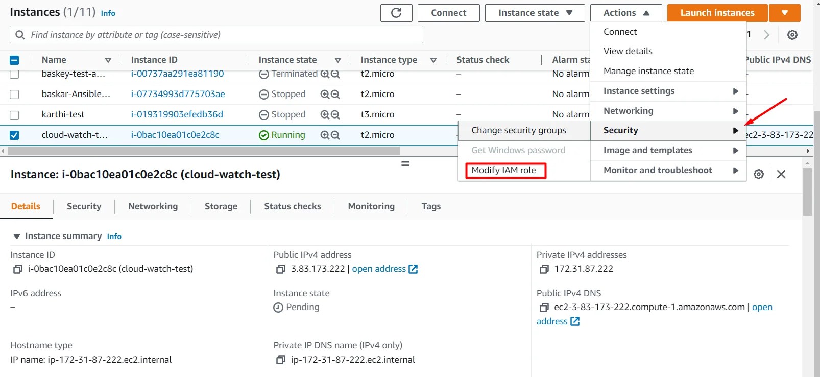 How to setup Memory (RAM) and diskspace monitor for EC2 instance