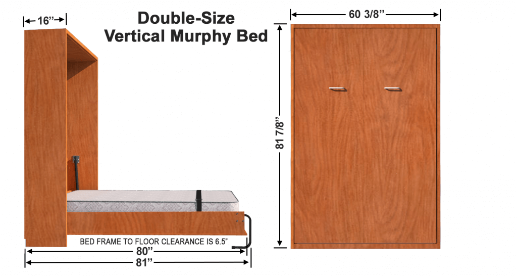 Vertical Murphy Bed Kit