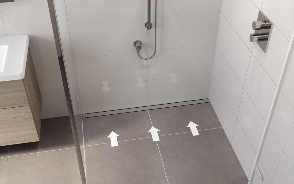 Linear Shower Drains Easy Drain Barrierfree showering