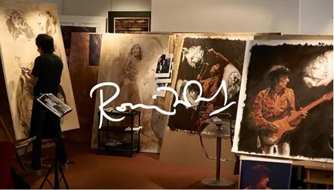 The Art Of Ronnie Wood Rolling Stone Easyframe