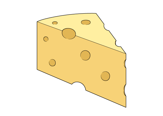 How to Draw Cheese Step by Step EasyLineDrawing
