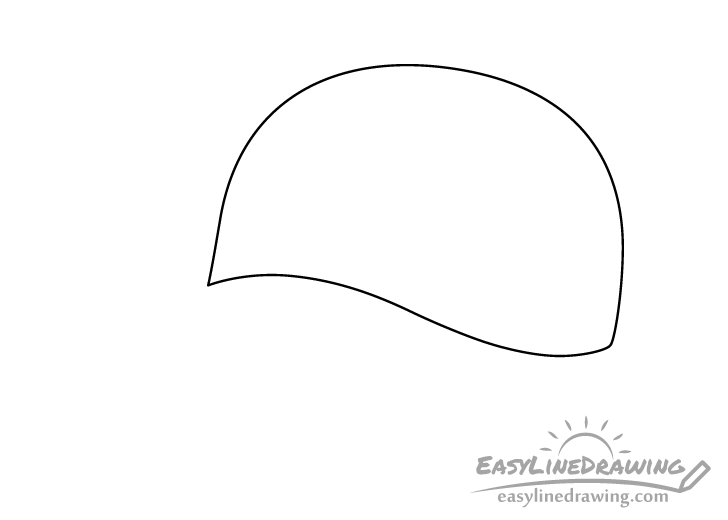 How to Draw a Baseball Cap Step by Step EasyLineDrawing
