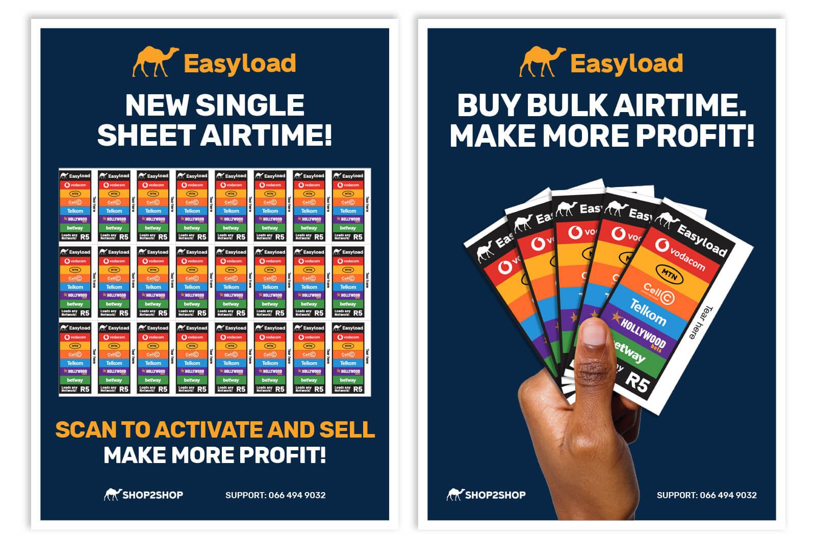 EasyLoad Airtime to Load any Network