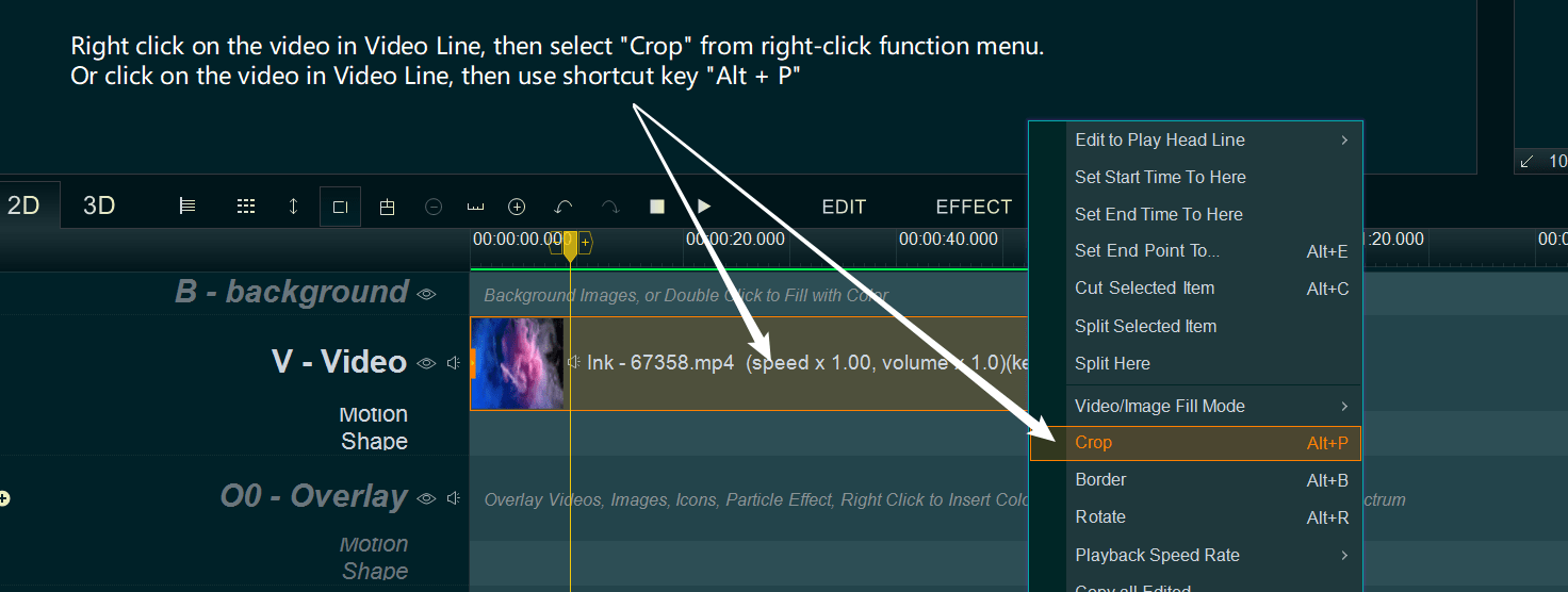 How to Crop A Video in The Easy Video Maker