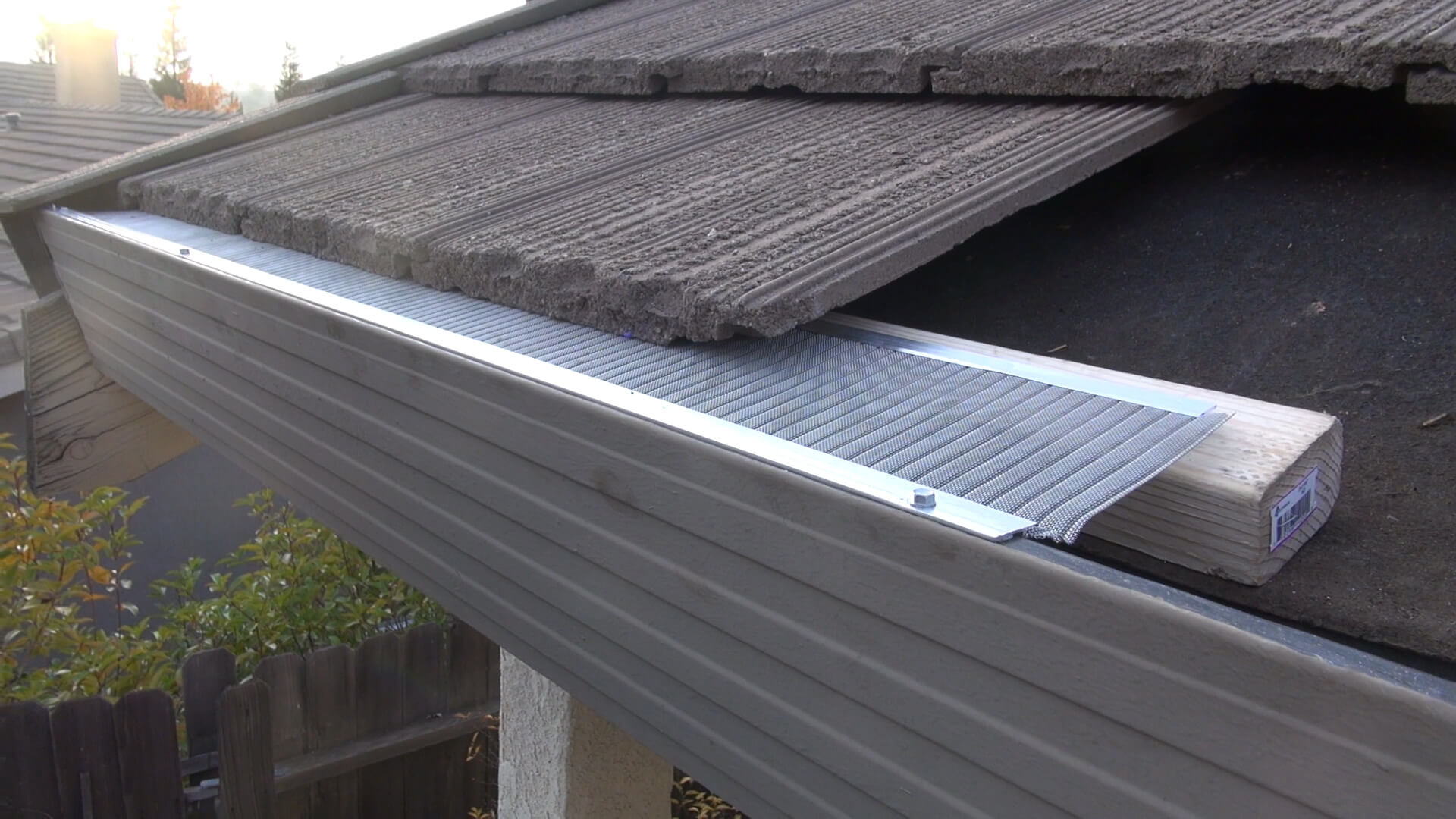 Raised Gutter EasyOn Gutterguard by Gutterglove®