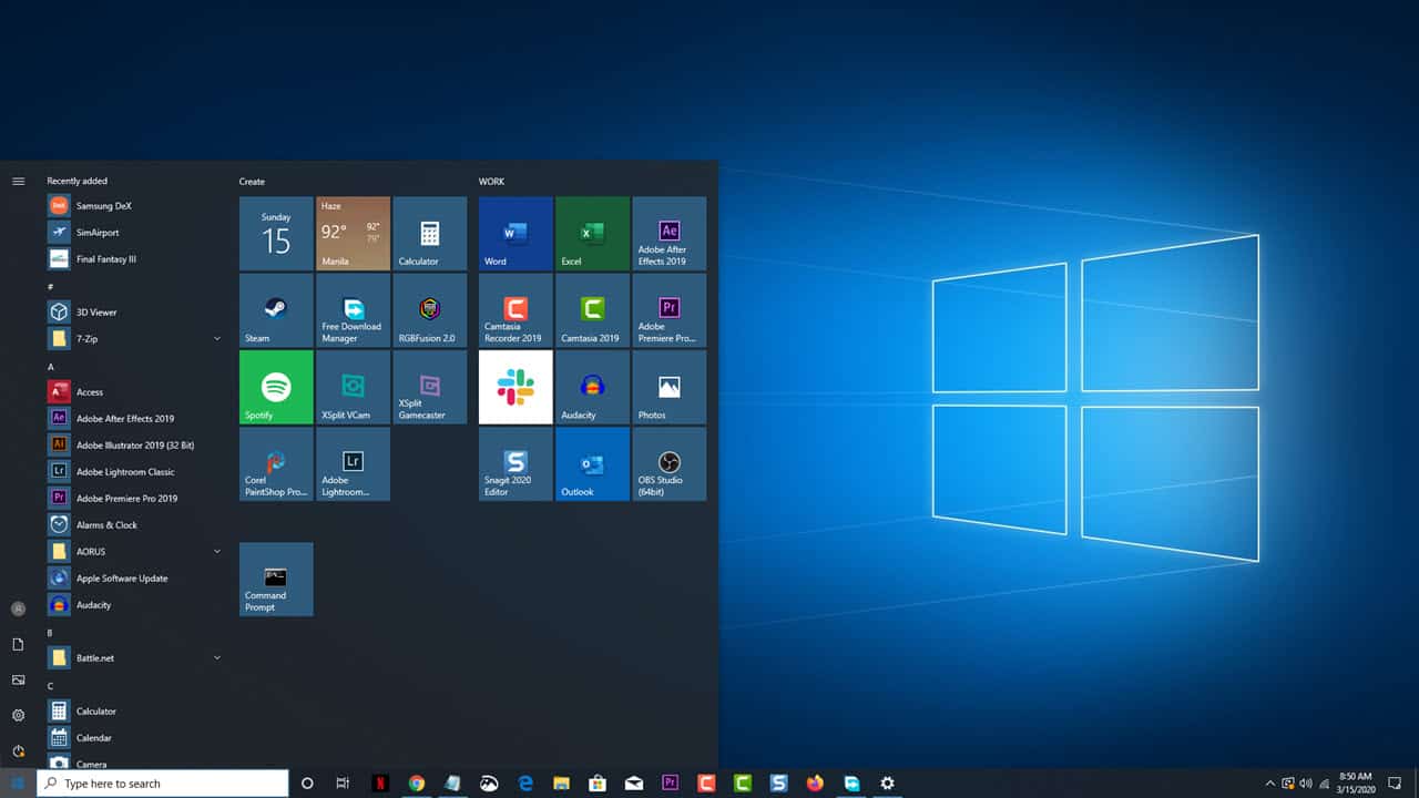 Windows 10 taskbar does not work taiashot