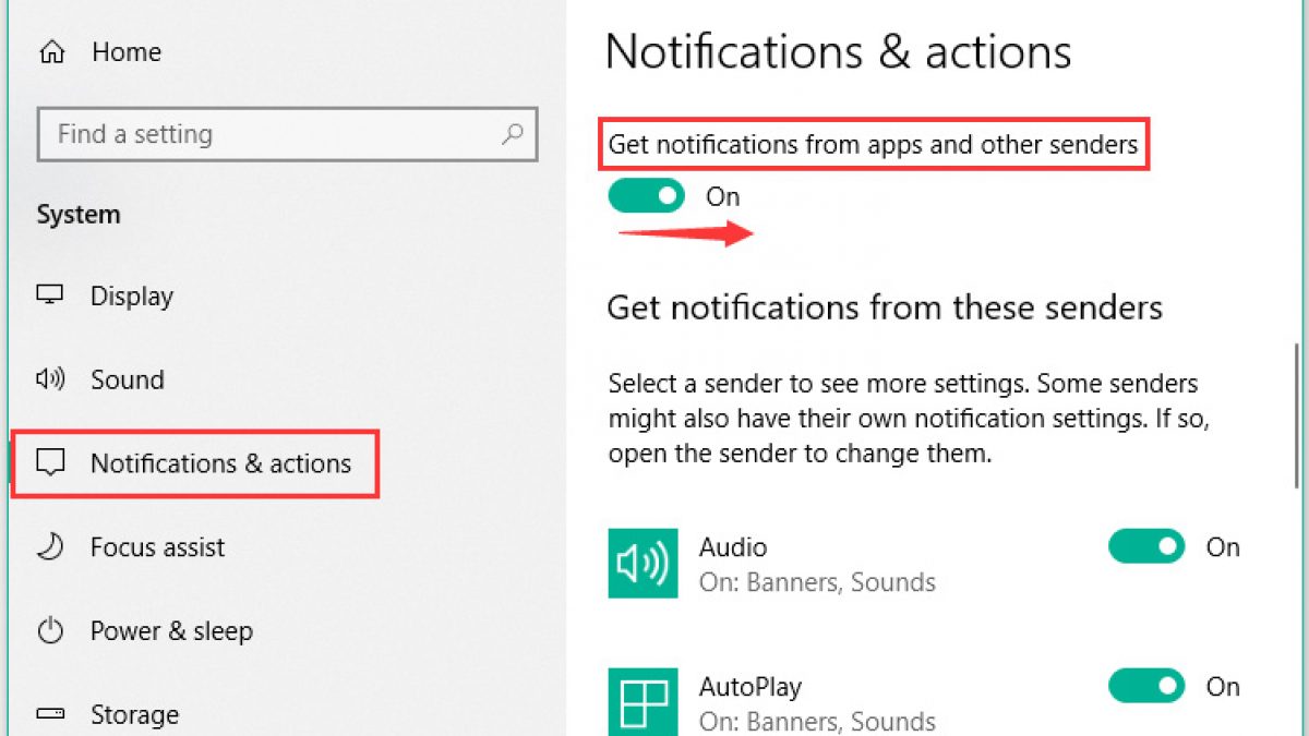 Windows 10 notification not showing up startdolphin