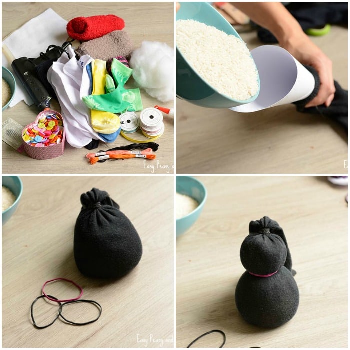 NoSew Sock Penguin Craft Easy Peasy and Fun