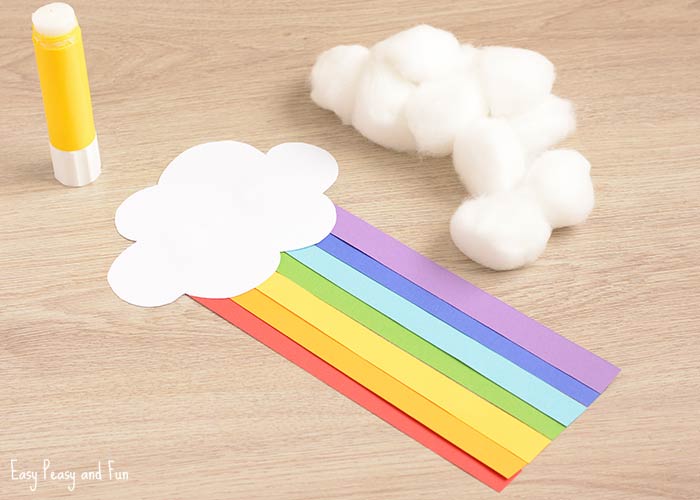 Cotton Ball Rainbow Craft Ôn Thi HSG