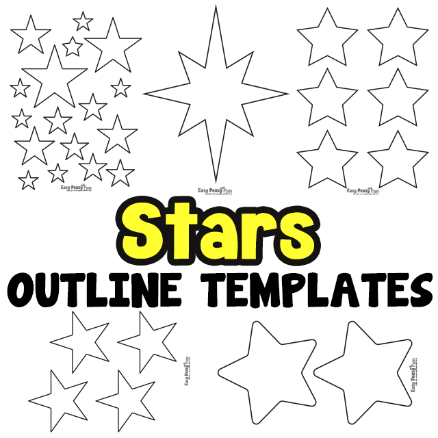 Star Shape Outline