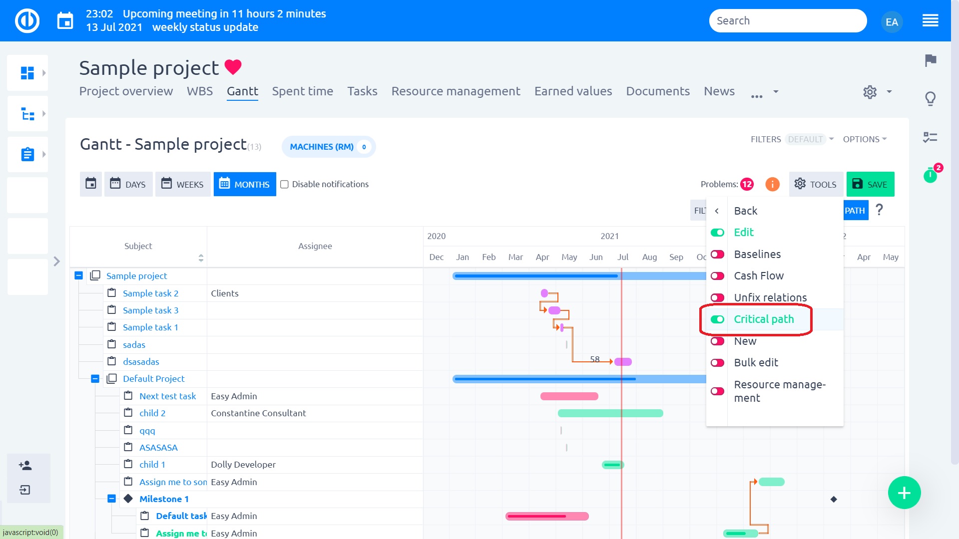 Easy Gantt PRO Easy Redmine