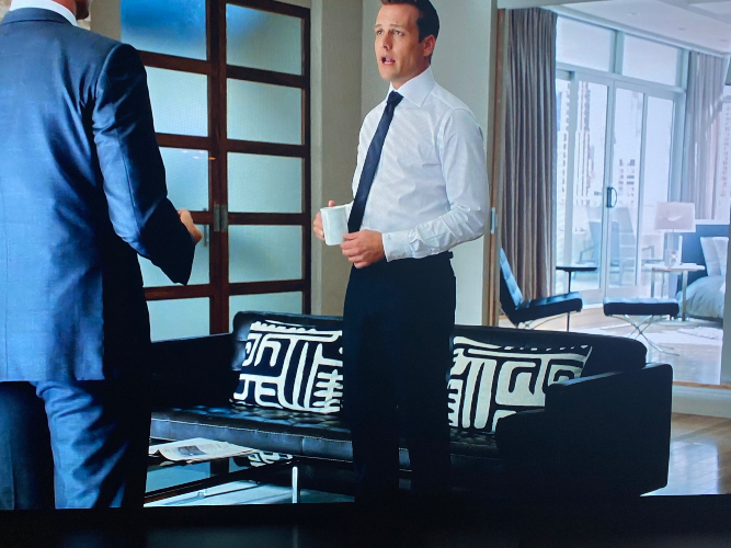 TV series and design Harvey Specter's apartment from the Suits series