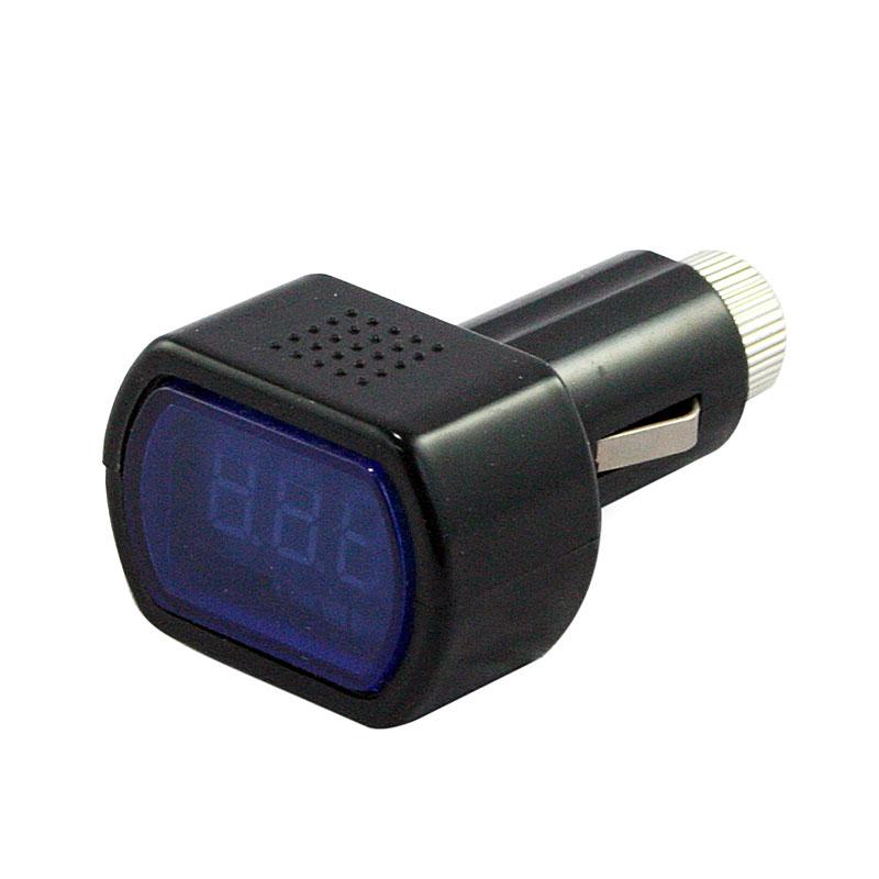 DC 12V24V LED Display Cigarette Lighter Electric Voltage Meter tester
