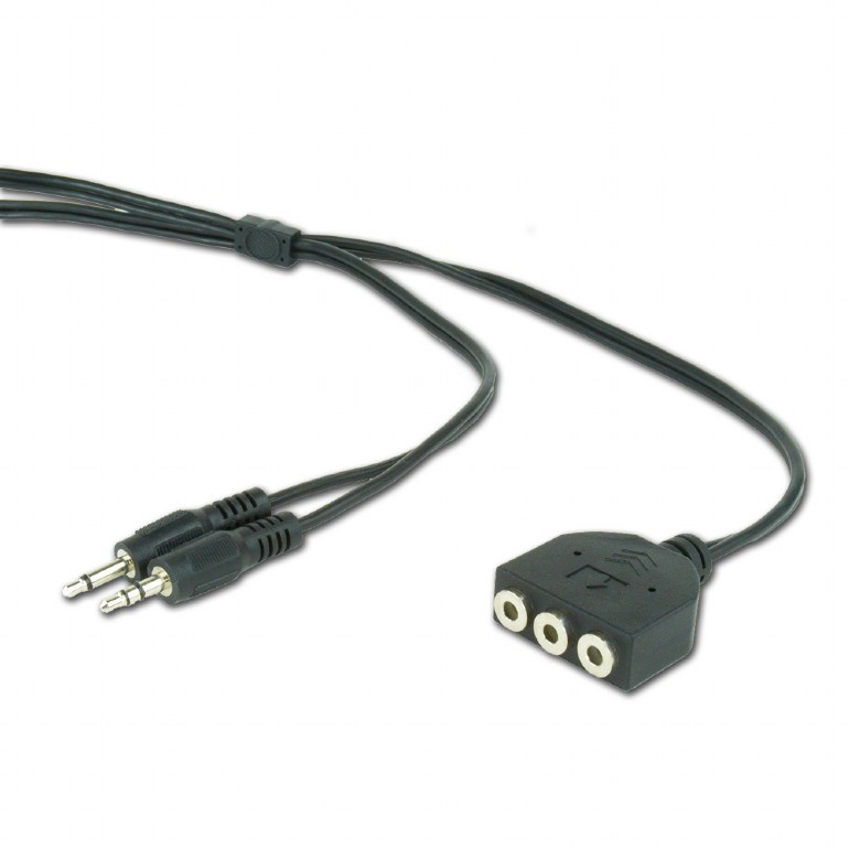 Microphone, headphone and speakers extension cable (Cablexpert) in