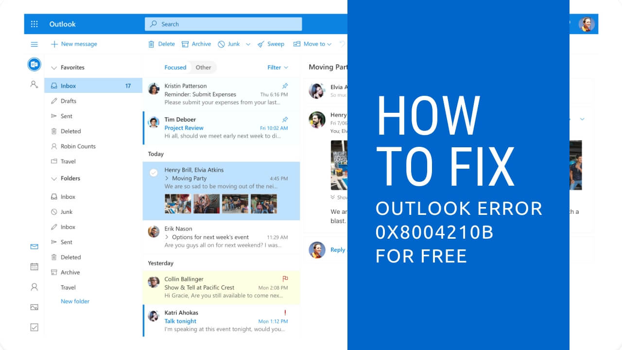 Outlook error message 0x8004210B » EasyTechTools