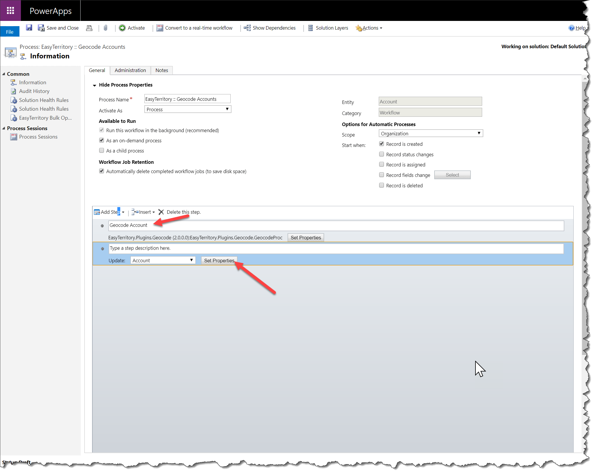 Geocoding Workflow Plugin for Dynamics 365 EasyTerritory