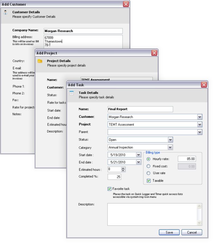 Project & Tasks Time Tracking Software Easy Time Tracking