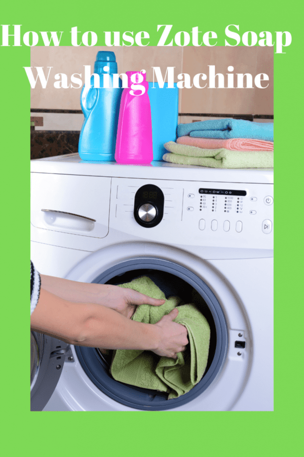 How to use Zote Soap Washing Machine