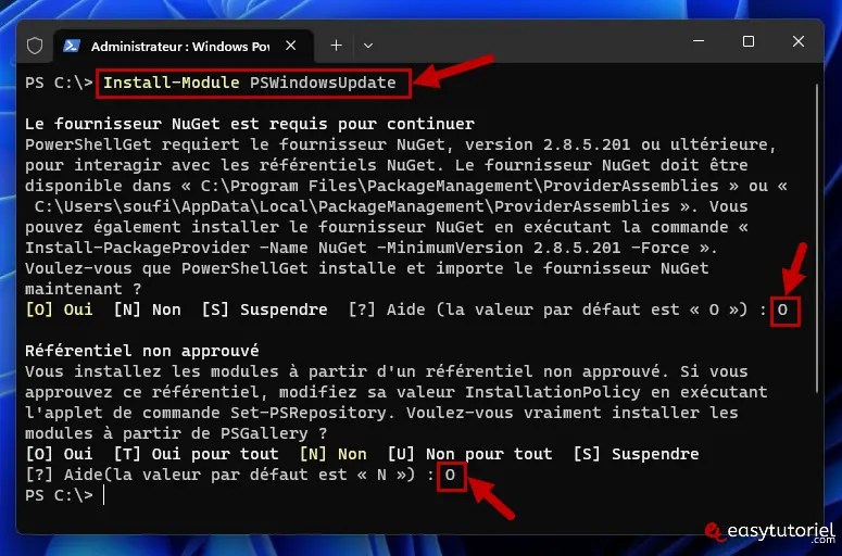 Installer une miseàjour Windows Update avec PowerShell Easytutoriel