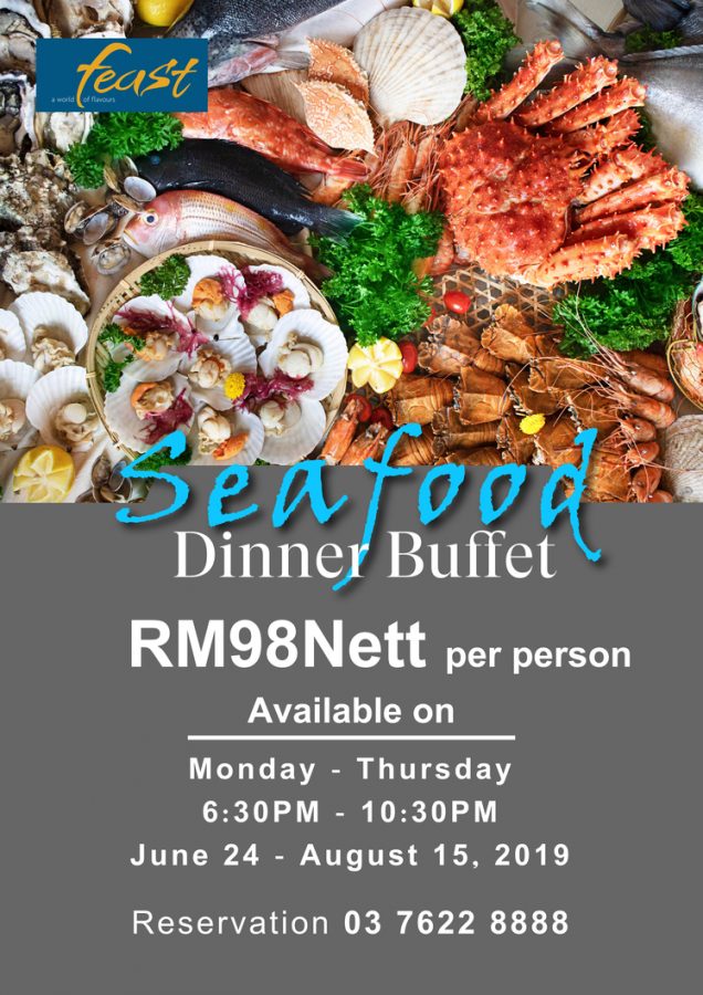 Feast on Feast's Seafood Buffet Dinner at Sheraton PJ EatDrink