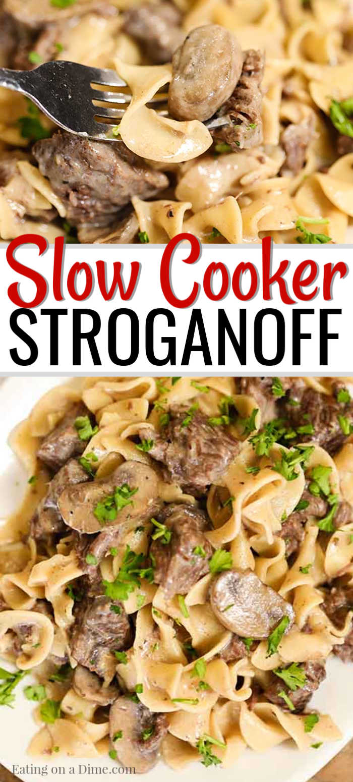Easy Crock Pot Beef Stroganoff Recipe Simple Slow Cooker Meal