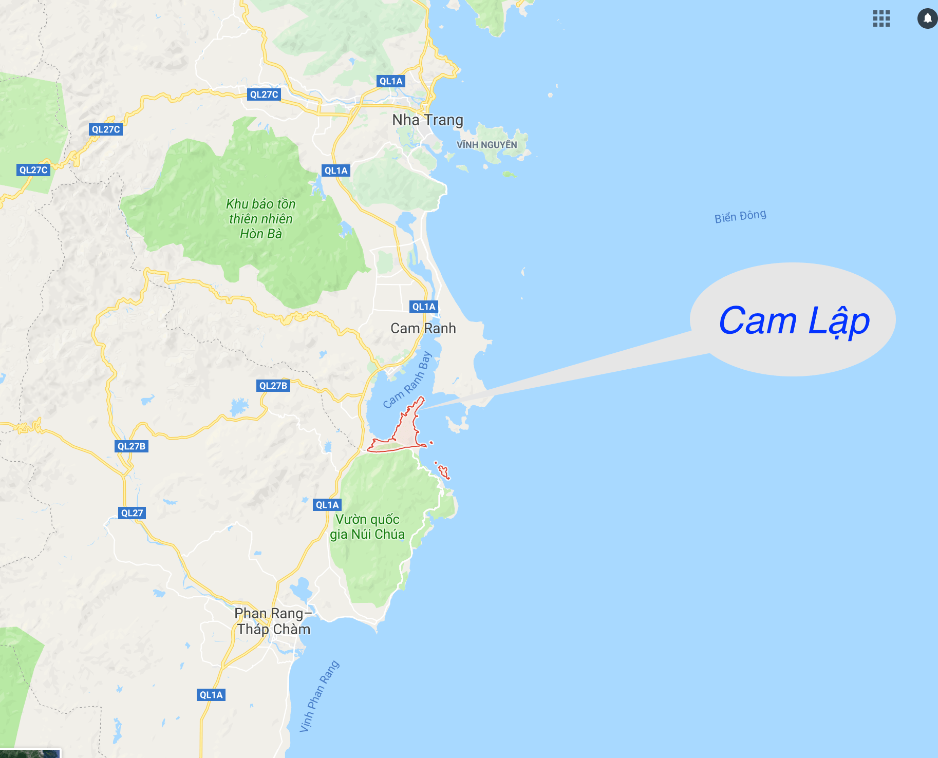 Cam Ranh Vietnam Map