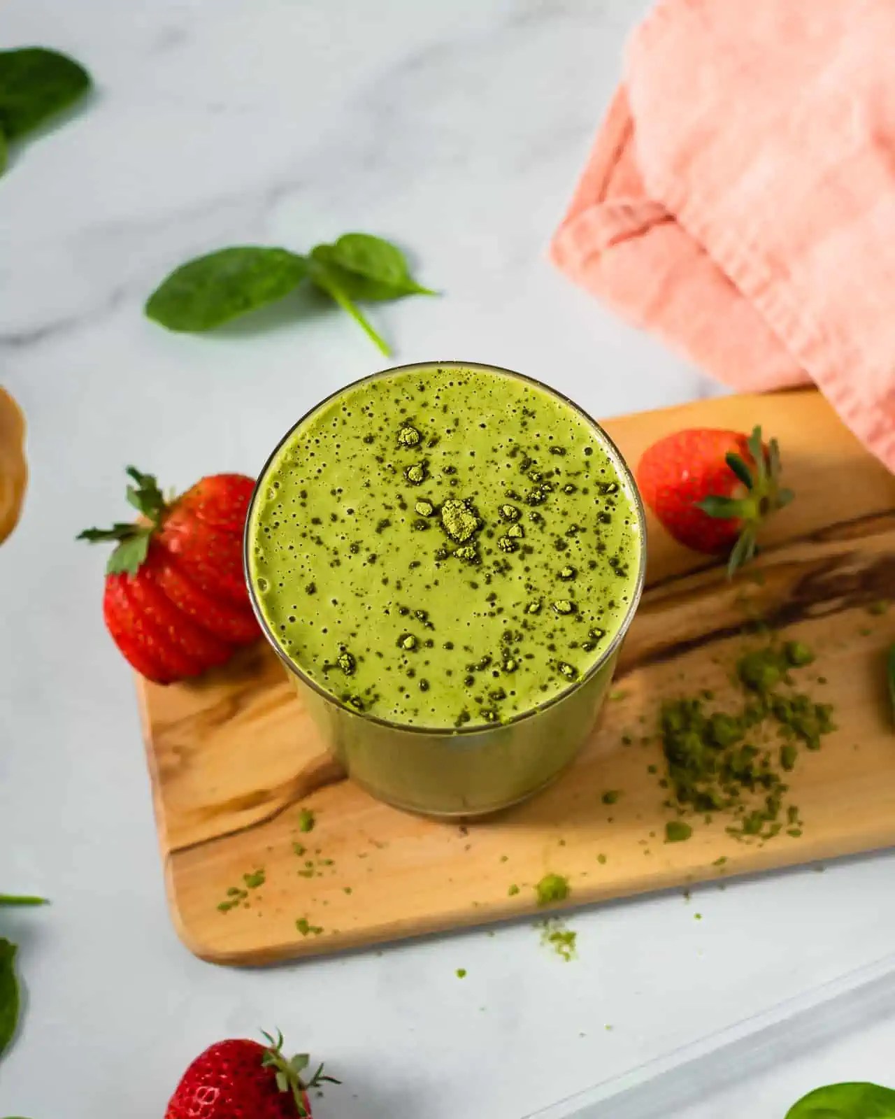 Strawberry Matcha Smoothie Eat Love Namaste
