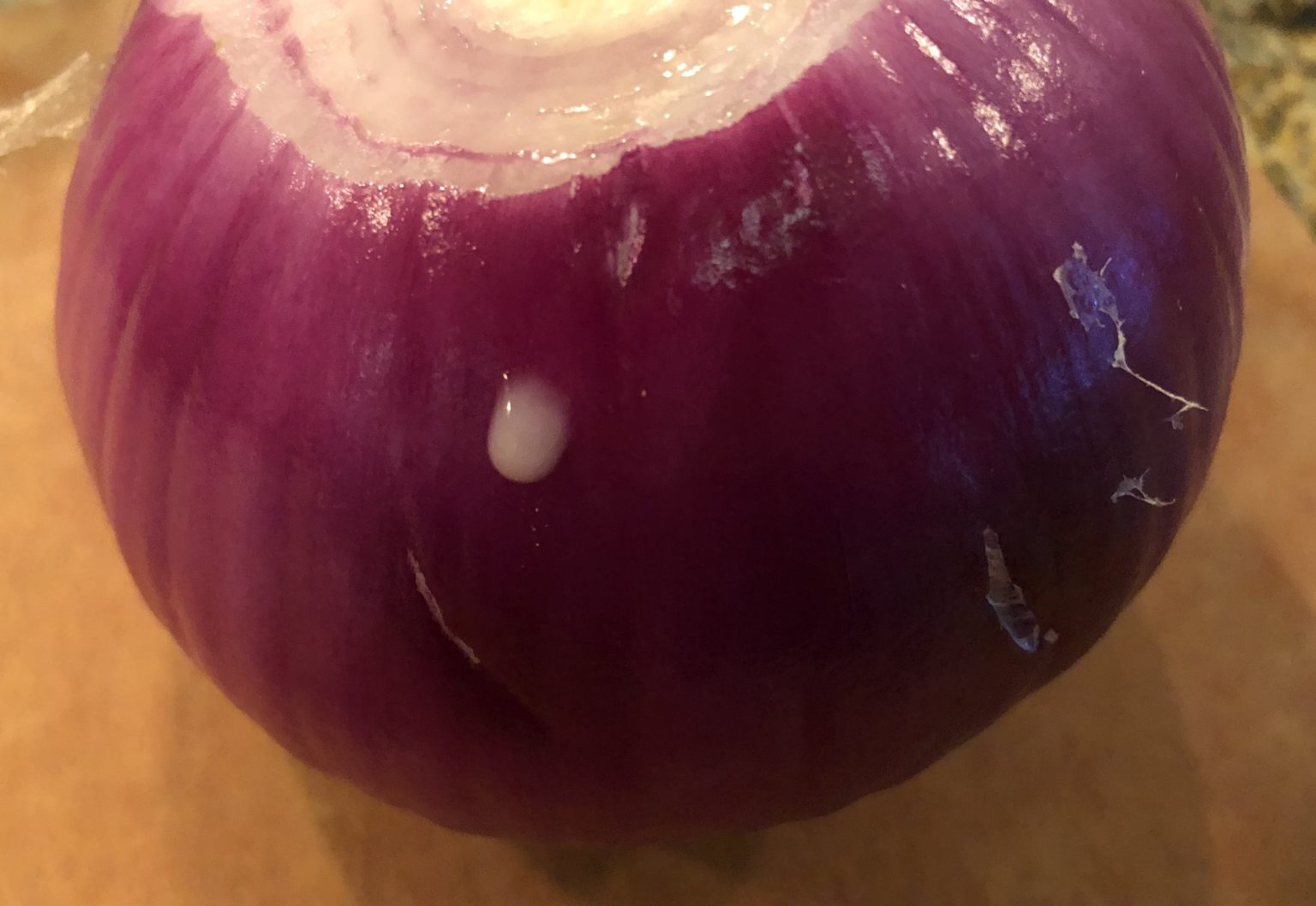 That white, milky onion juice?