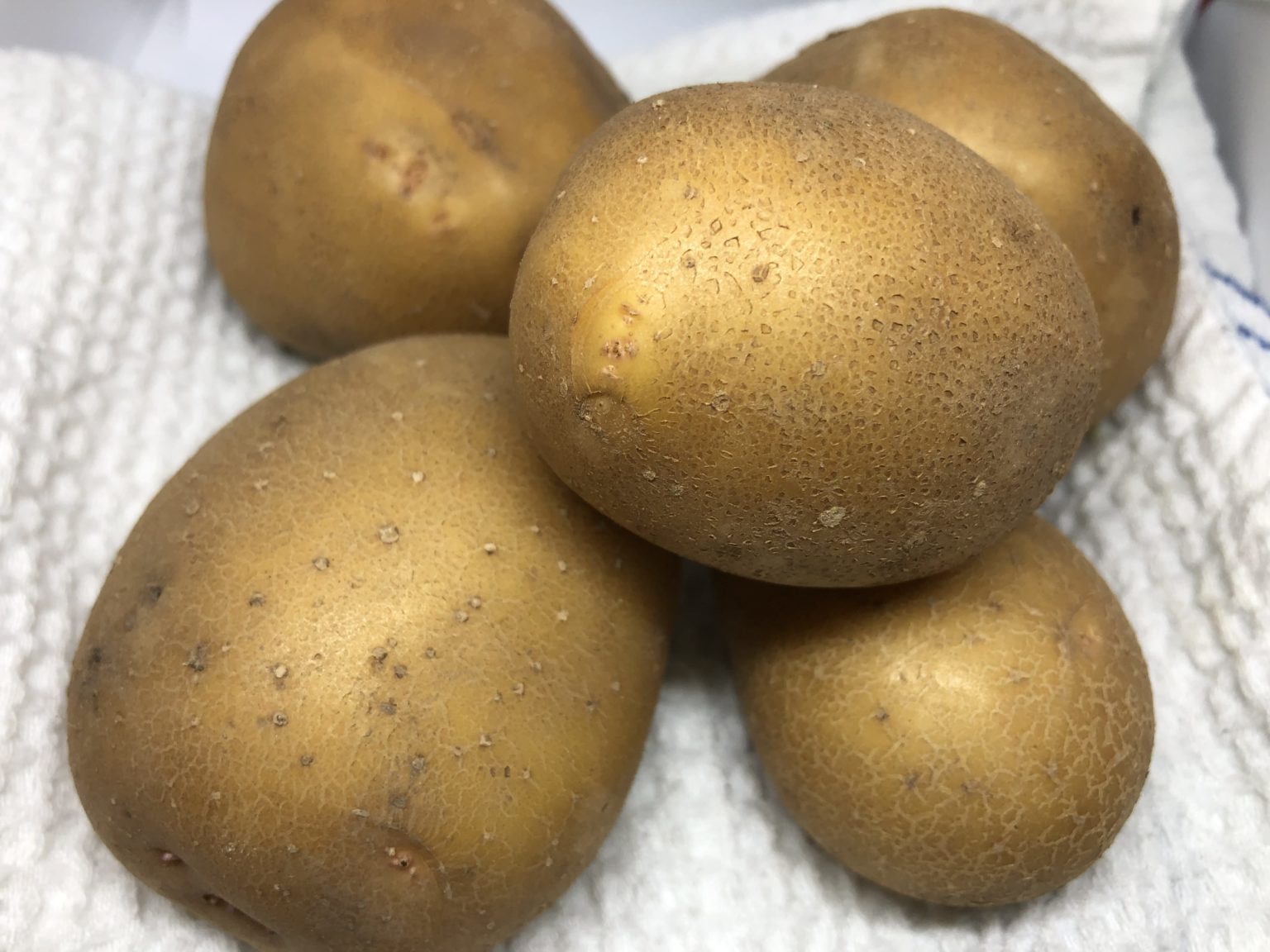 Gray areas on your boiled potatoes