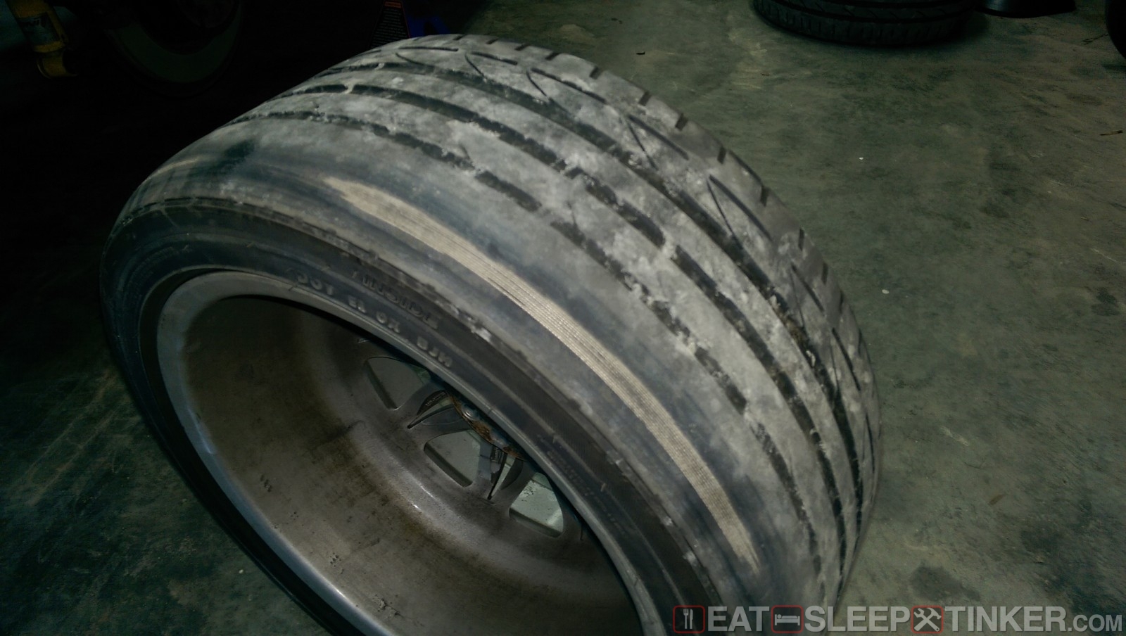 Bad Alignment = Corded Tires Eat, Sleep, Tinker.
