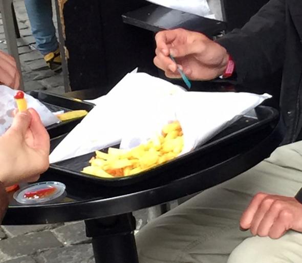 Cafe French Fries in Brussels Eat the Globe