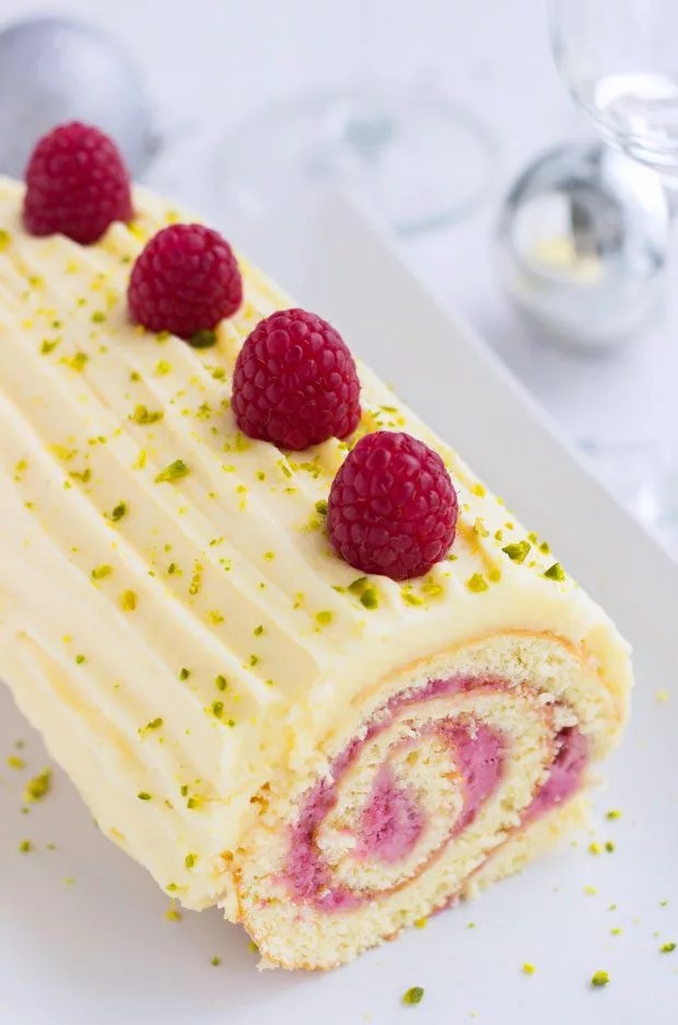 Raspberry Chocolate Cake Roll for your Holiday party — Eatwell101