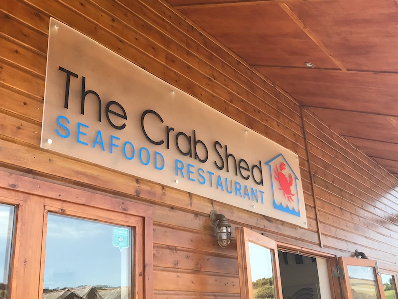 Checking out The Crab Shed in sunny Eat with Ellen