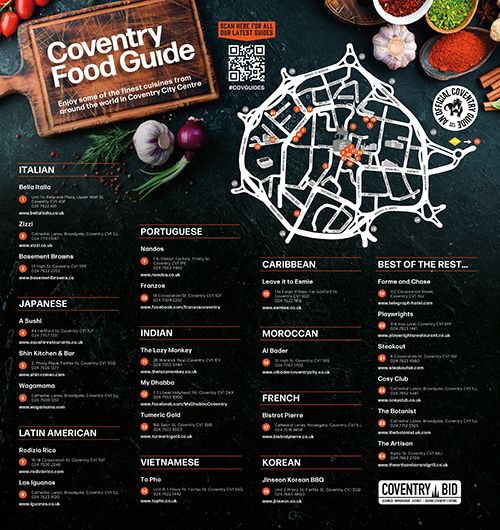 News New Coventry food and drink trails and Spon Street gets an