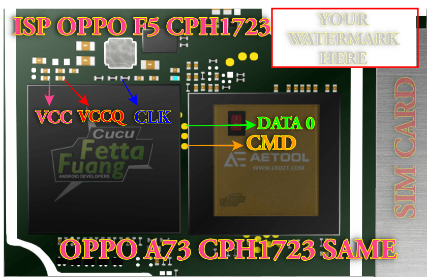 ISP OPPO A73 CPH1723 ISP OPPO F5 CPH1723