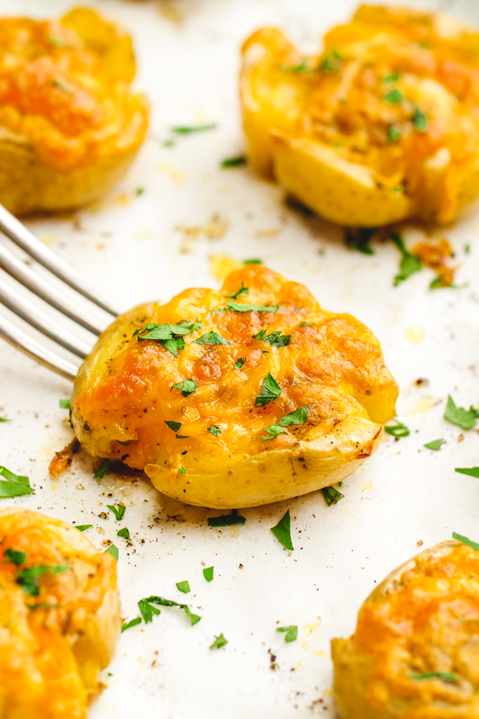 Smashed Potatoes Easy Peasy Meals