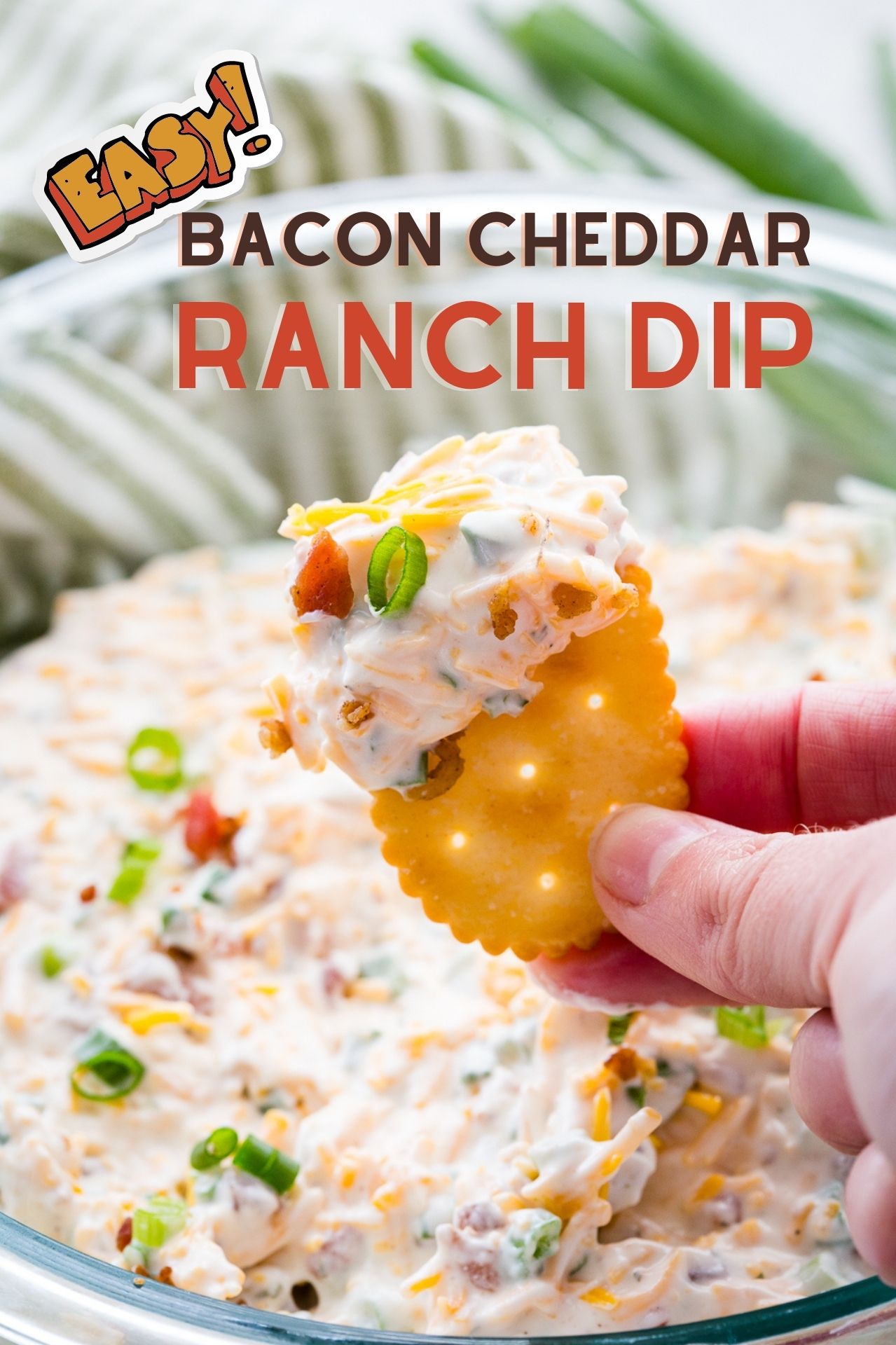 Bacon Cheddar Ranch Dip Easy Peasy Meals