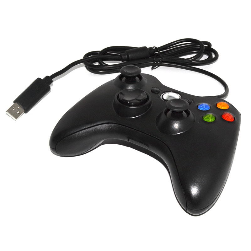 PC360 Xbox 360 Computer Gamepad USB Wired Double Vibration PC Video Game