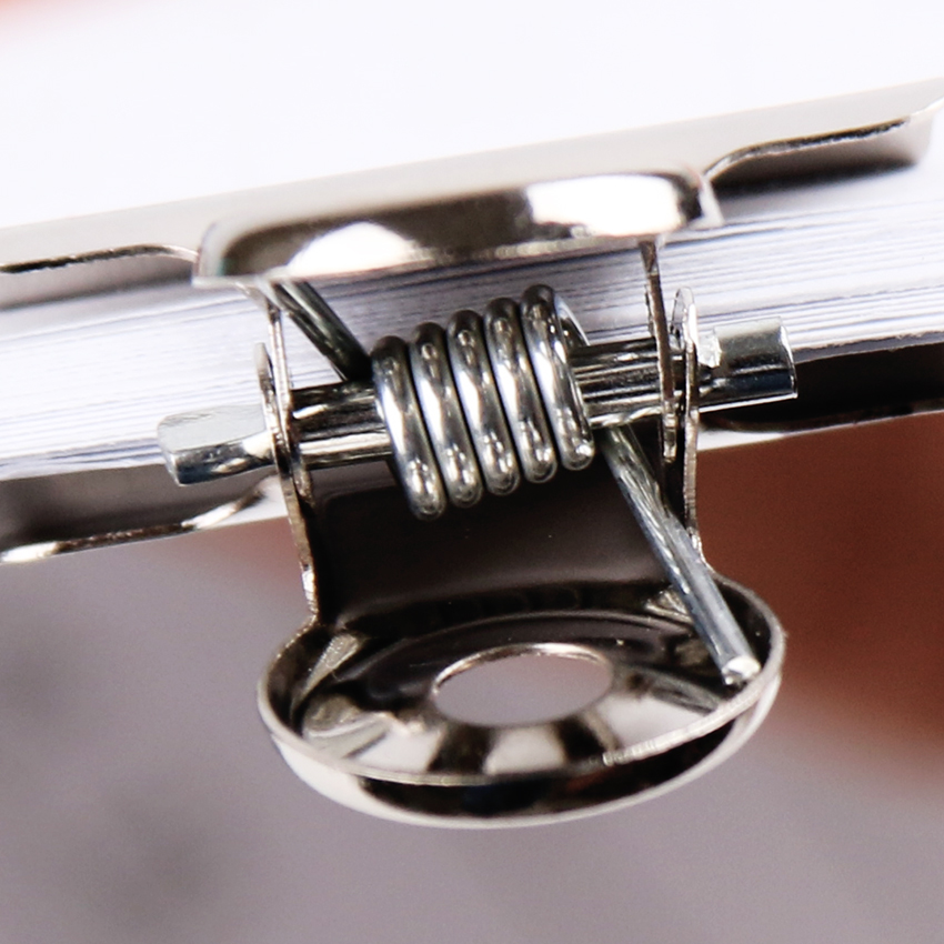 Metal Clips Bulldog Clip Stainless Steel Ticket Clip Office Folder