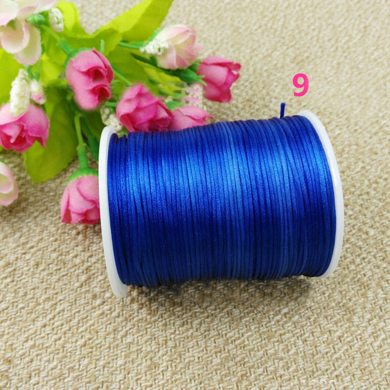 100M 1.5mm Chinese Knot Satin Nylon Braided Cord Macrame
